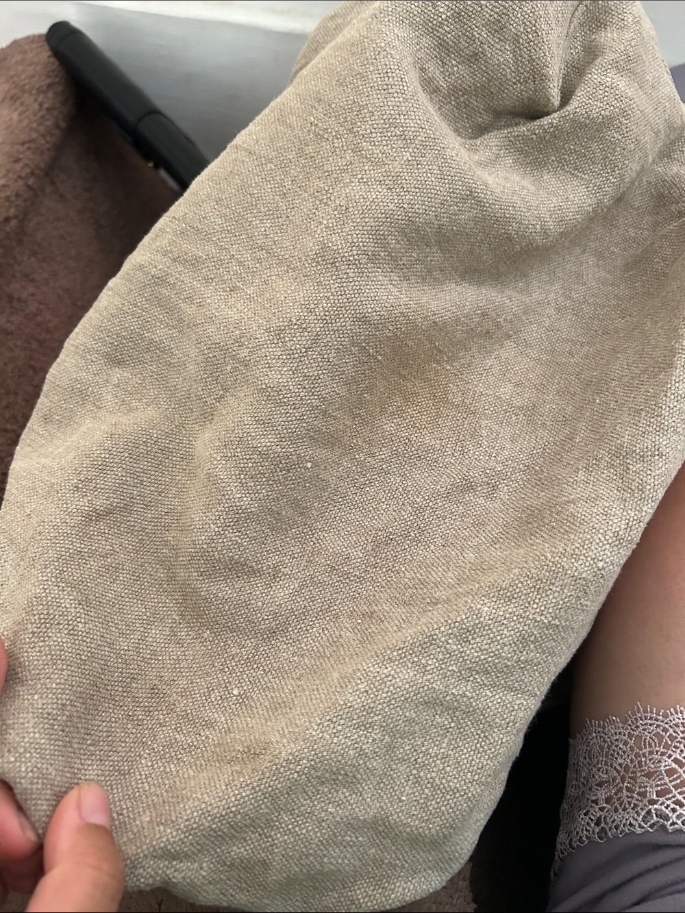 Michael Kors linen tote bag - Picture 7 of 7